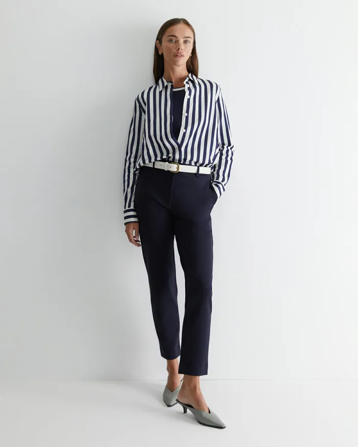 Sportscraft Evie Ponte Pant Navy Women Pants