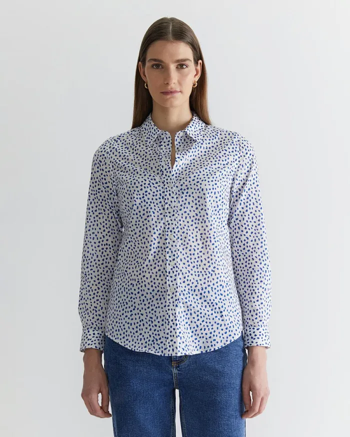Sportscraft Geo Lily Voile Shirt Multi Women Shirts