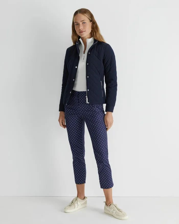 Sportscraft Katie Print Pant Navywhite Women Pants