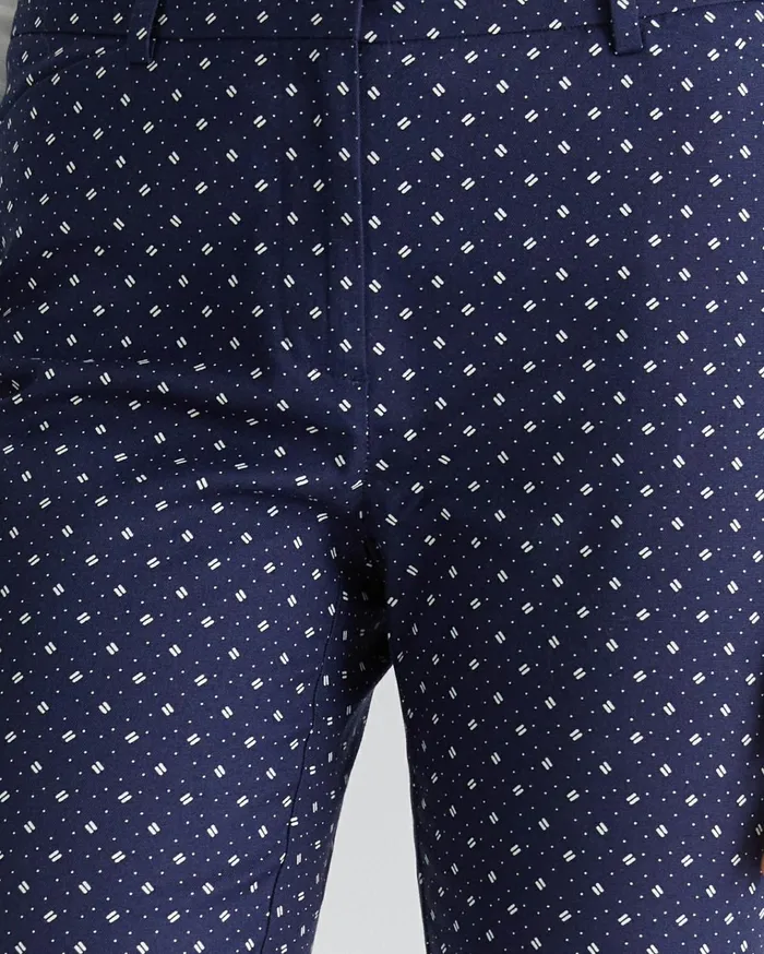 Sportscraft Katie Print Pant Navywhite Women Pants