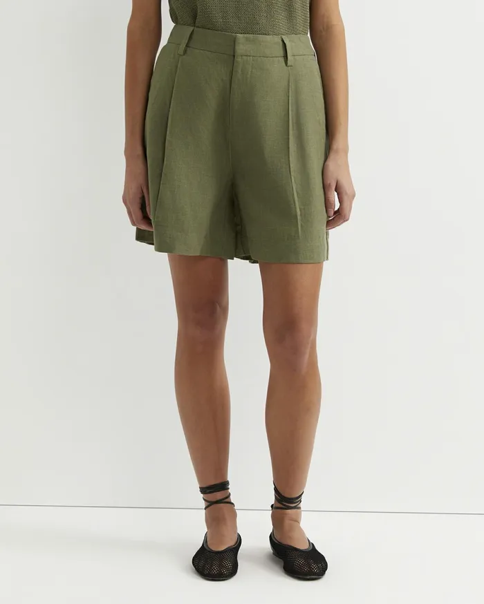 Sportscraft Lilou Linen Short Khaki Women Shorts