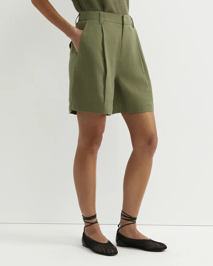 Sportscraft Lilou Linen Short Khaki Women Shorts