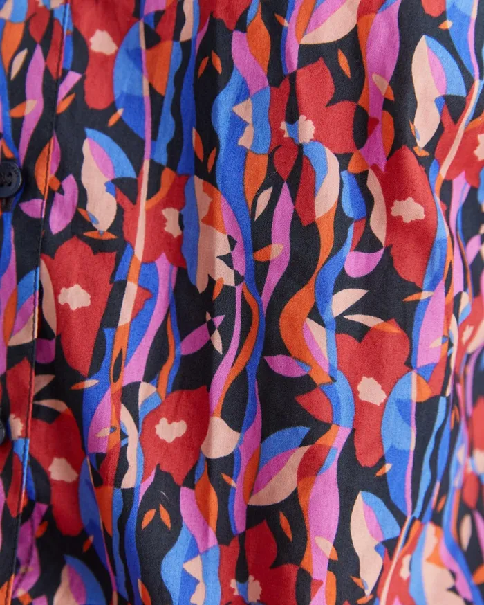 Sportscraft Nayra Liberty Shirt Red Multi Women Shirts