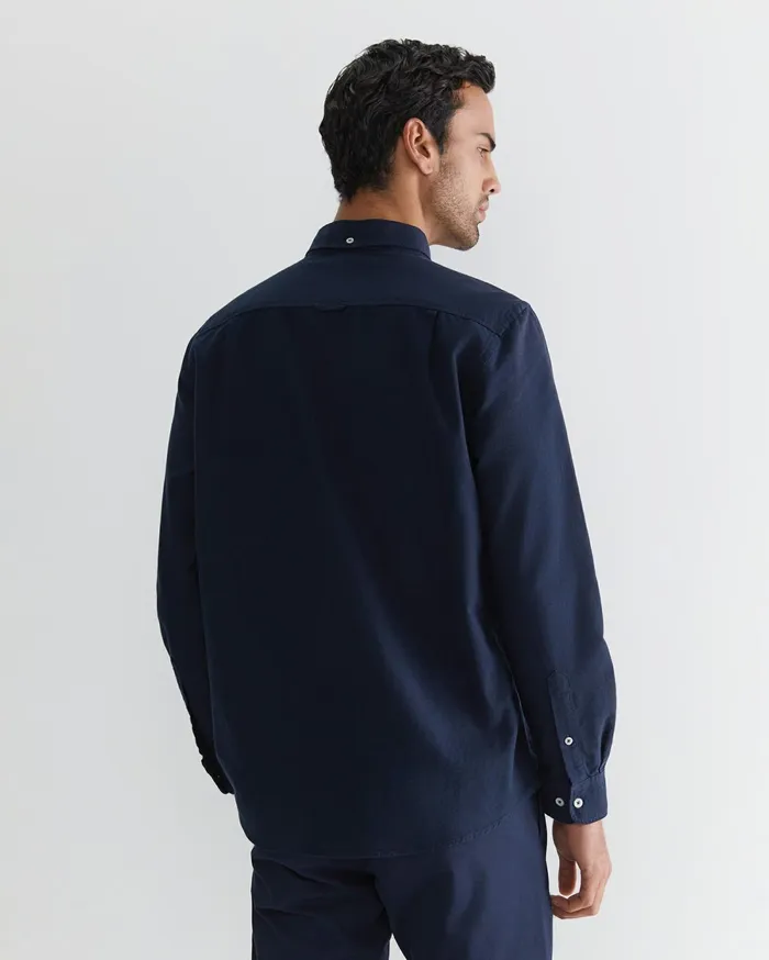 Sportscraft Oxford Long Sleeve Shirt Classic Navy Men Shirts