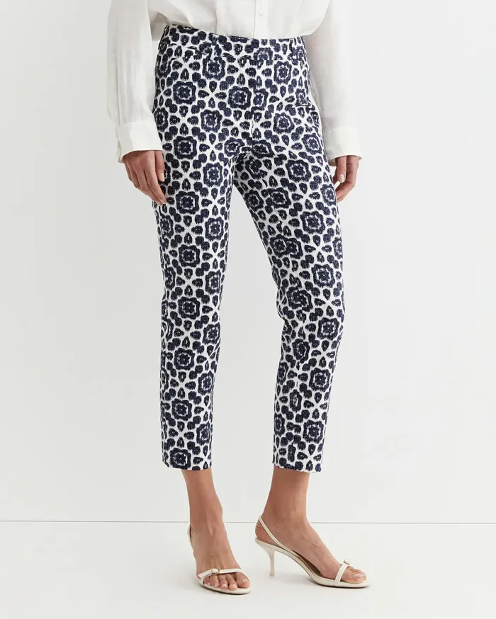 Sportscraft Perry Venus Capri Navywhite Women Pants