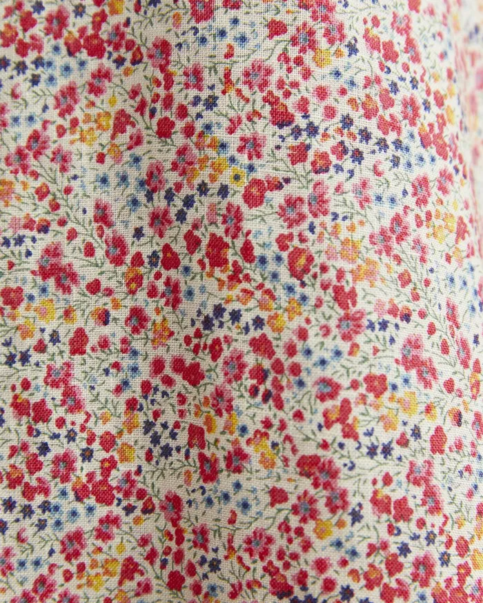 Sportscraft Phoebe Short Sleeve Liberty Linen Shirt Red Multi Women Shirts
