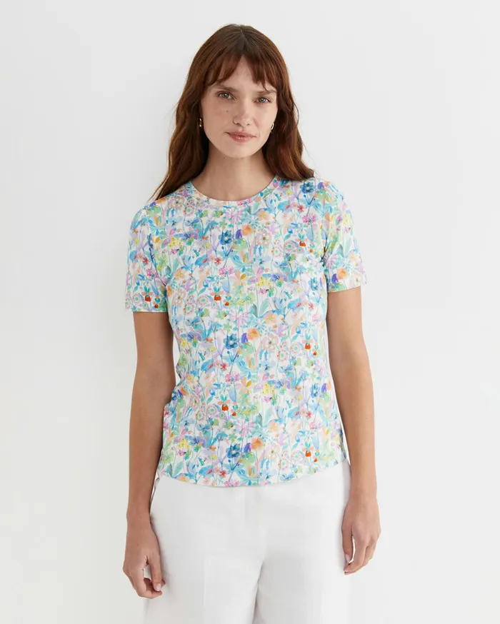 Sportscraft Proposal Short Sleeve Liberty Tee Multi Women Tops and Tees