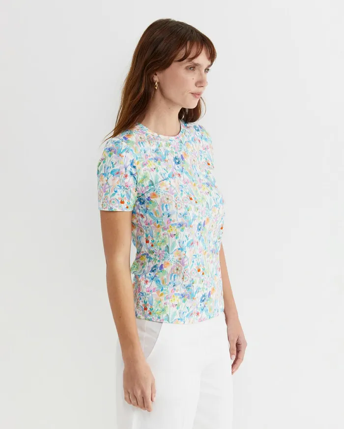 Sportscraft Proposal Short Sleeve Liberty Tee Multi Women Tops and Tees