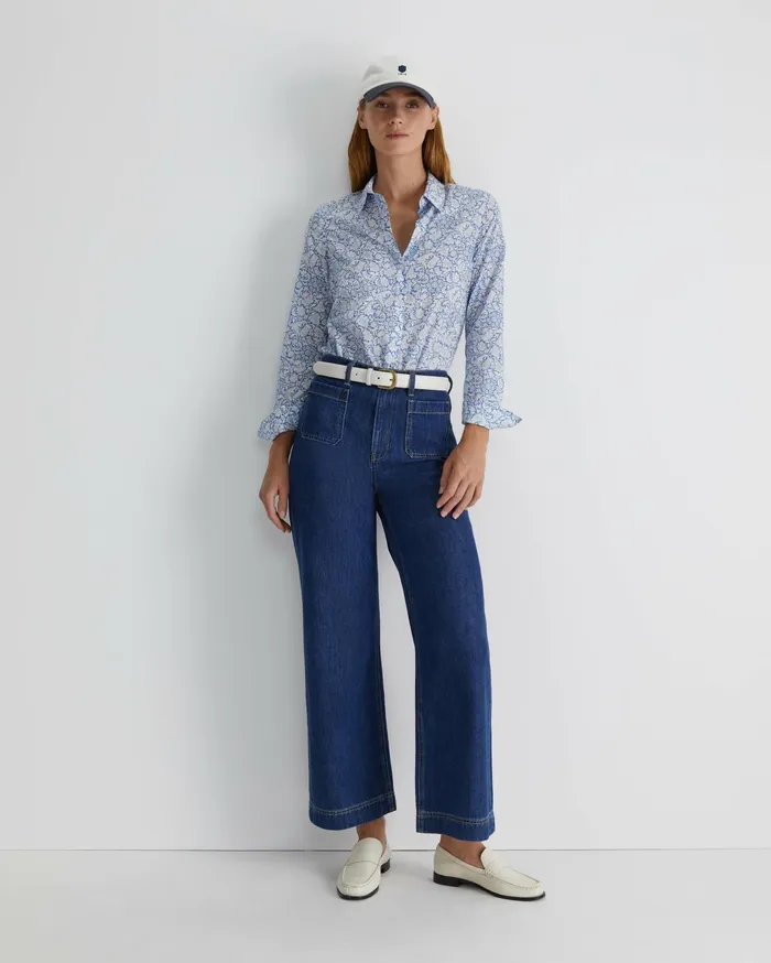 Sportscraft Robertson Liberty Shirt Blue Multi Women Shirts