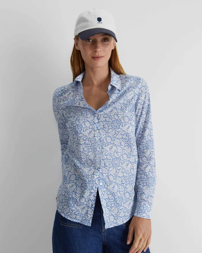 Sportscraft Robertson Liberty Shirt Blue Multi Women Shirts