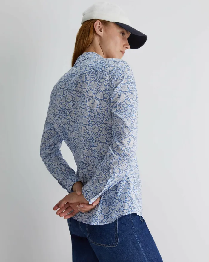 Sportscraft Robertson Liberty Shirt Blue Multi Women Shirts