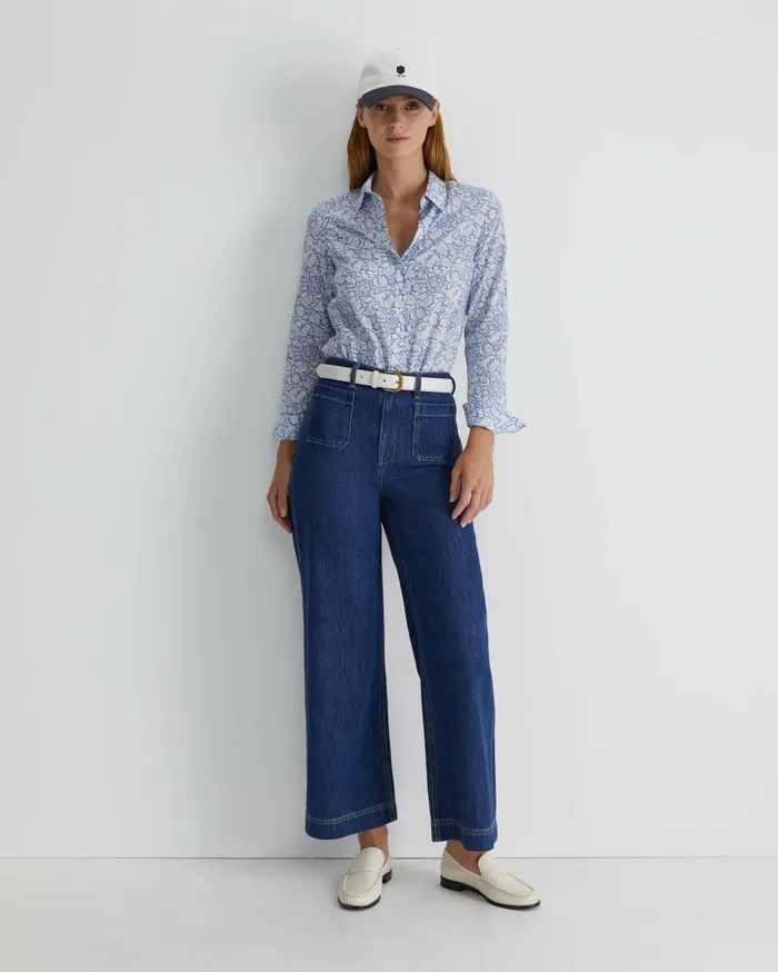 Sportscraft Robertson Liberty Shirt Blue Multi Women Shirts