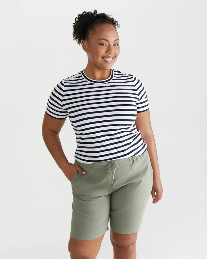 Sportscraft Rosa Linen Short Khaki Women Shorts