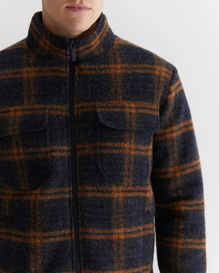 Sportscraft Salford Check Wool Blend Jacket Check Men Jackets and Blazers