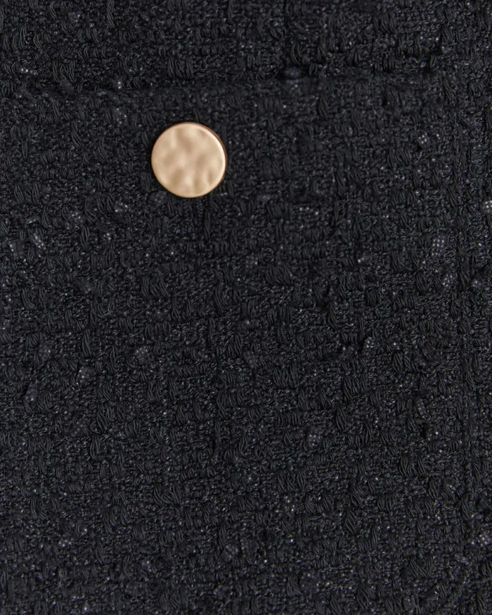 Sportscraft Samah Boucle Jacket Black Women Jackets and Vests