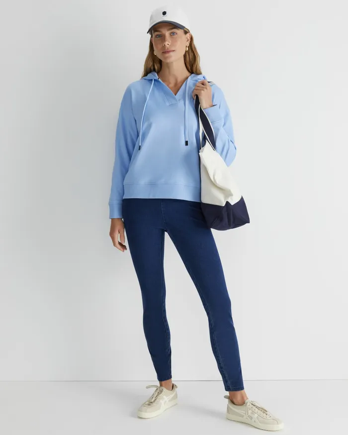 Sportscraft SC Hoodie Pale Blue Women Knits and Cardigans
