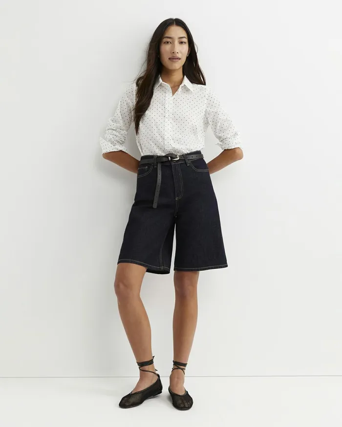 Sportscraft Spot Long Sleeve Lily Voile Shirt Whitenavy Women Shirts