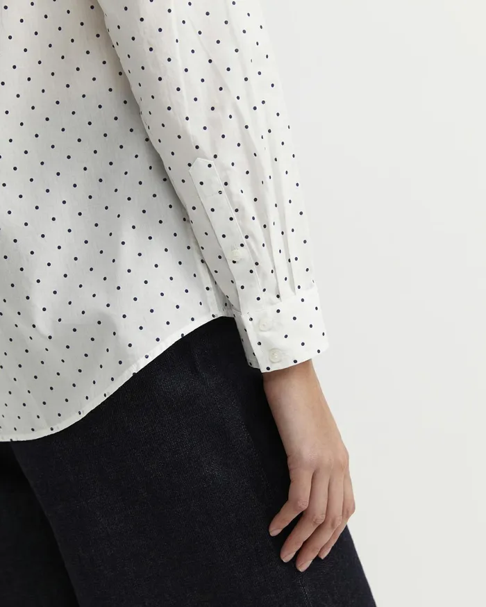 Sportscraft Spot Long Sleeve Lily Voile Shirt Whitenavy Women Shirts
