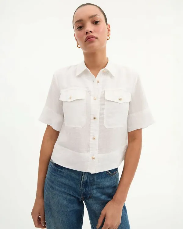 Spruce Top Offwhite Women Veronica Beard Tops