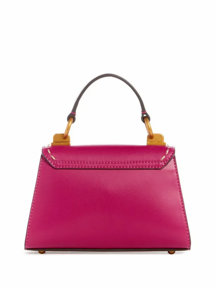 Stephi Mini FoldOver Crossbody Magenta Handbags GUESS Women Stephi Mini FoldOver Crossbody Magenta Handbags GUESS Women