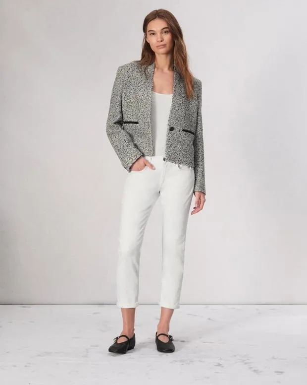 Straight and SlimJeans rag and bone Women Dre Slim Boyfriend Jean Optic White