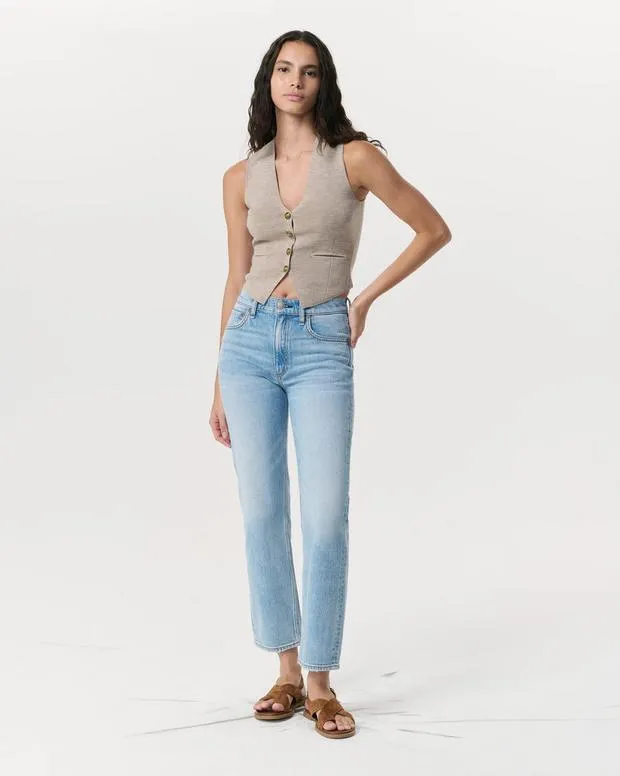 Straight and SlimJeans Women rag and bone Harlow Ankle Straight Jean Lou