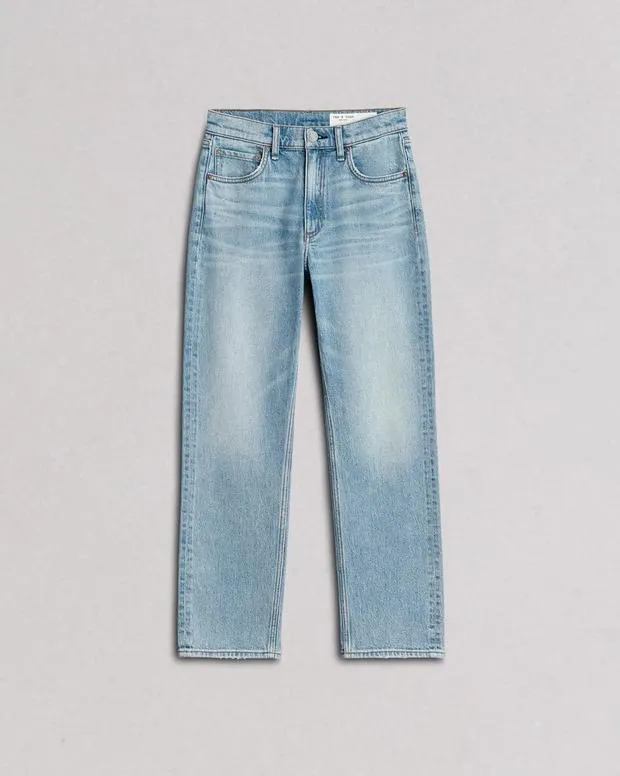 Straight and SlimJeans Women rag and bone Harlow Ankle Straight Jean Lou