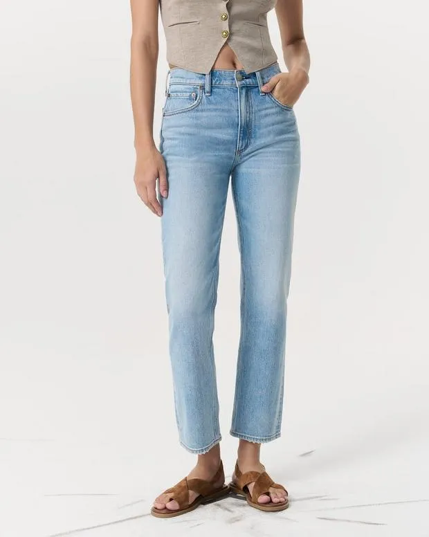 Straight and SlimJeans Women rag and bone Harlow Ankle Straight Jean Lou