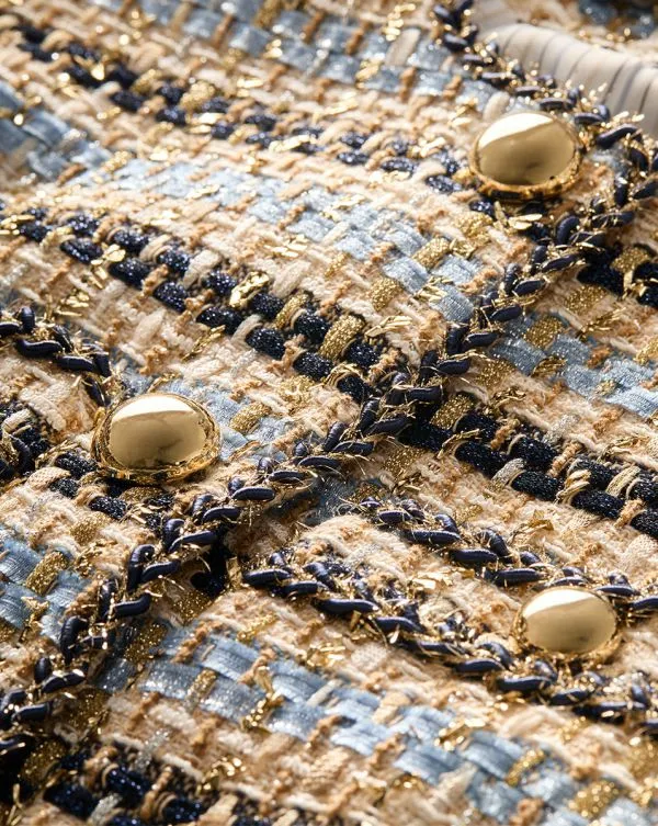 Sumira Metallic Tweed Jacket Blueandivory Women Veronica Beard Jackets and Outerwear Sumira Metallic Tweed Jacket Blueandivory Women Veronica Beard Jackets and Outerwear