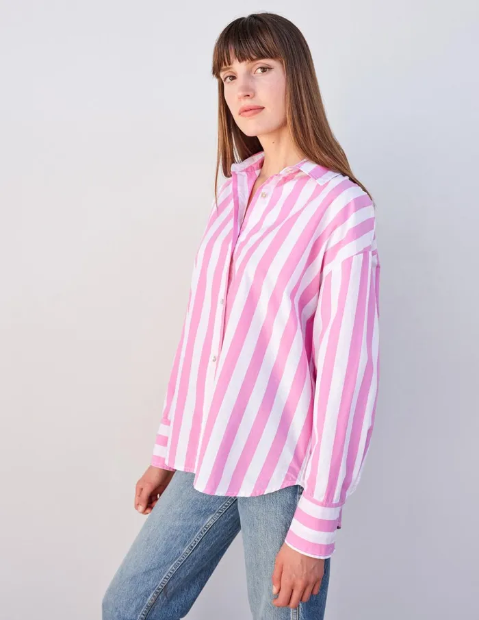 Sundry Clothing Shirting Women Women039s Candy Striped Button Down In Magenta Magenta Sundry Clothing Shirting Women Women039s Candy Striped Button Down In Magenta Magenta