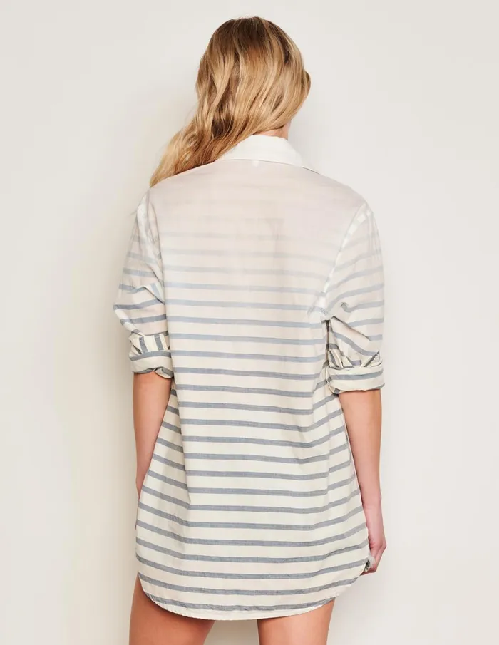 Sundry Clothing Shirting Women Women039s Changing Tide Stripe Classic Shirt In Deep Navy Deep Navy Sundry Clothing Shirting Women Women039s Changing Tide Stripe Classic Shirt In Deep Navy Deep Navy