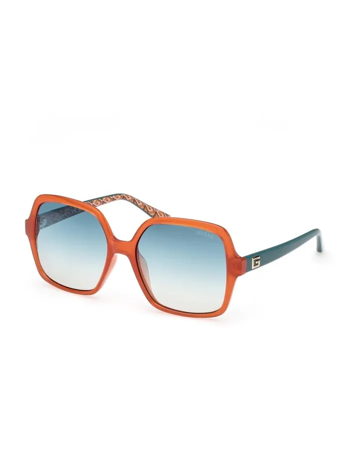 Sunglasses GUESS Women Square G Plastic Sunglasses Orange