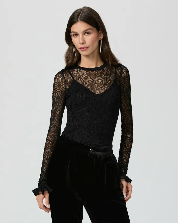 Sweaters and Sweatshirts Ciera Top 8211 Black 8211 PAIGE Women