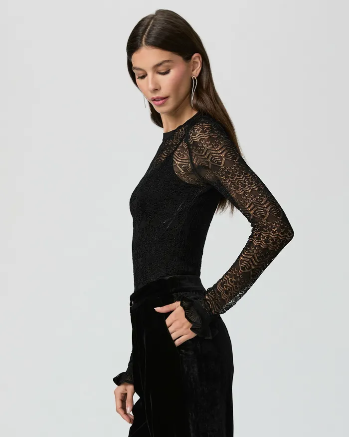 Sweaters and Sweatshirts Ciera Top 8211 Black 8211 PAIGE Women Sweaters and Sweatshirts Ciera Top 8211 Black 8211 PAIGE Women