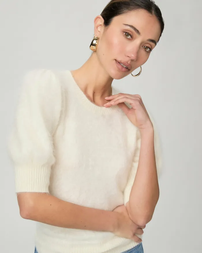 Sweaters and Sweatshirts Gladiolus Sweater 8211 Ivory Cashmere PAIGE Women