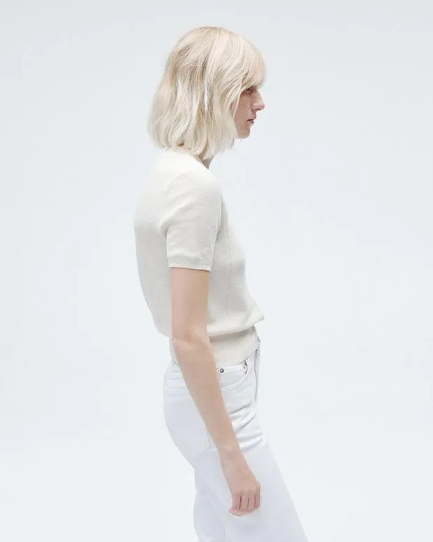 Sweaters and Sweatshirts Women Dina Cotton Cardigan BlackIvory rag and bone