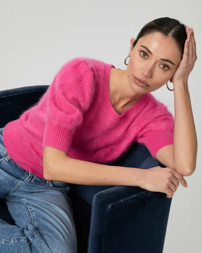 Sweaters and Sweatshirts Women Gladiolus Sweater 8211 Cherries Jubilee Cashmere PAIGE Sweaters and Sweatshirts Women Gladiolus Sweater 8211 Cherries Jubilee Cashmere PAIGE