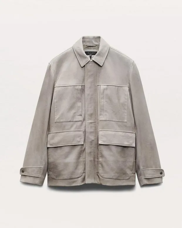 Sweaters rag and bone Men Pace Suede Chore Jacket Desert
