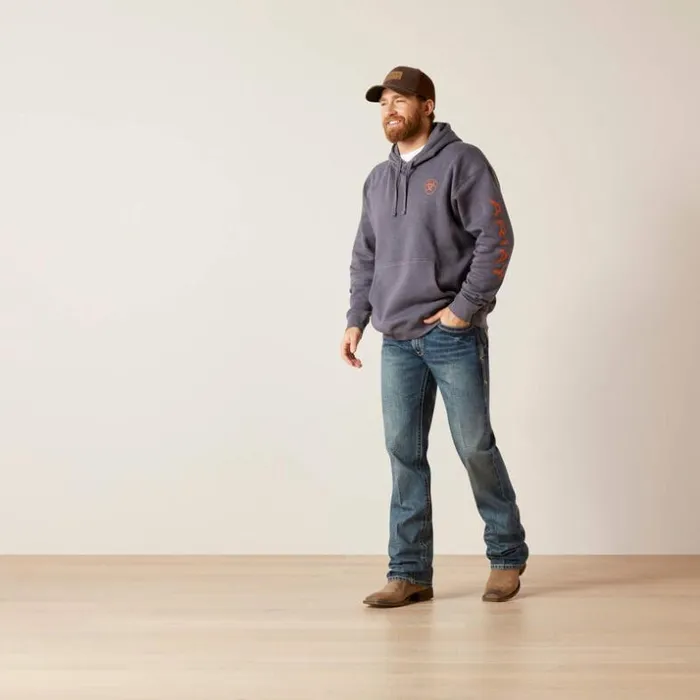 Sweatshirts and Hoodies Men Ariat Ariat Logo Hoodie Odyssey Gray Heather Sweatshirts and Hoodies Men Ariat Ariat Logo Hoodie Odyssey Gray Heather