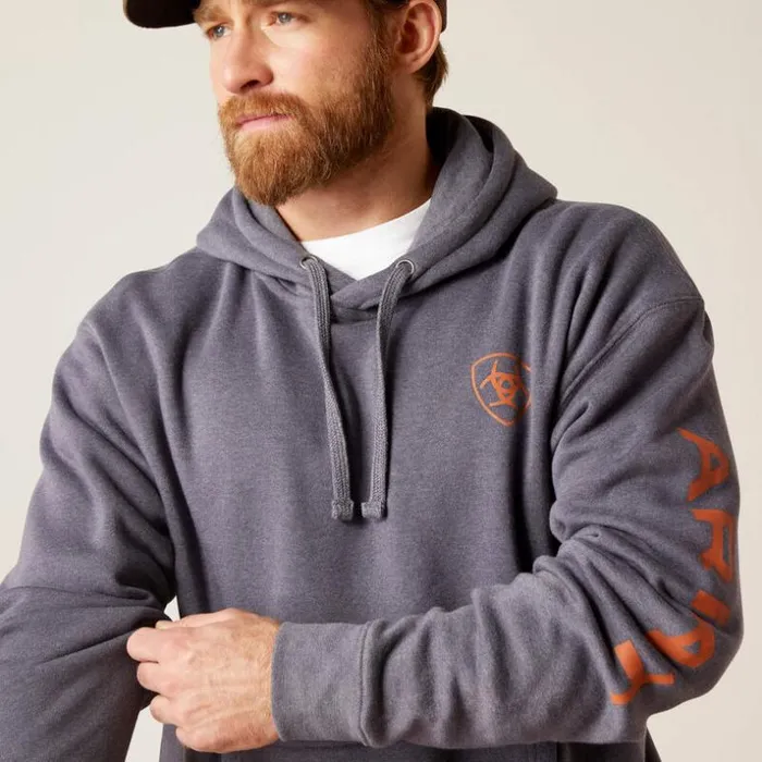 Sweatshirts and Hoodies Men Ariat Ariat Logo Hoodie Odyssey Gray Heather Sweatshirts and Hoodies Men Ariat Ariat Logo Hoodie Odyssey Gray Heather
