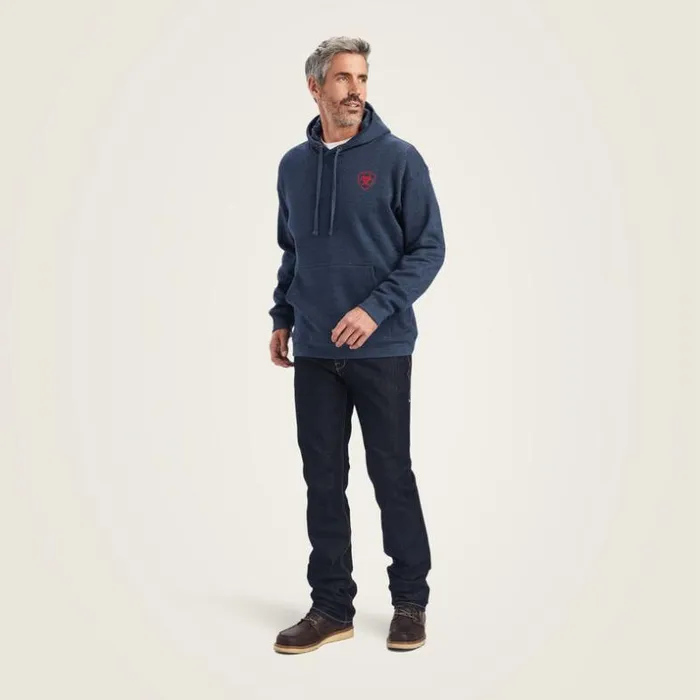 Sweatshirts and Hoodies Men Ariat Ariat US Of A Sweatshirt Navy Heather Sweatshirts and Hoodies Men Ariat Ariat US Of A Sweatshirt Navy Heather