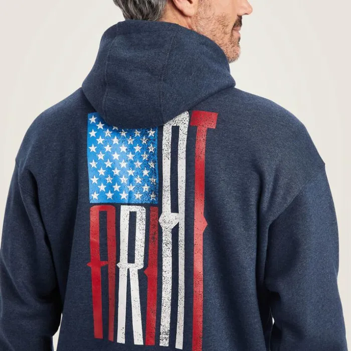 Sweatshirts and Hoodies Men Ariat Ariat US Of A Sweatshirt Navy Heather Sweatshirts and Hoodies Men Ariat Ariat US Of A Sweatshirt Navy Heather