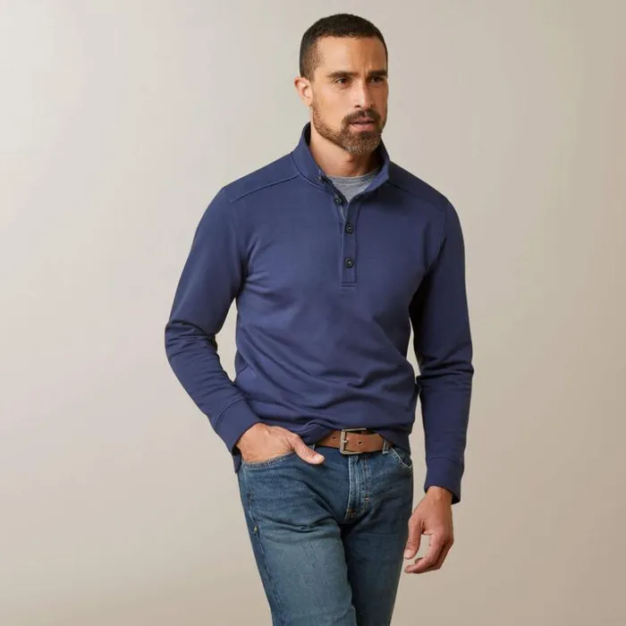 Sweatshirts and Hoodies Men Ariat Kentfield Sweatshirt Navy