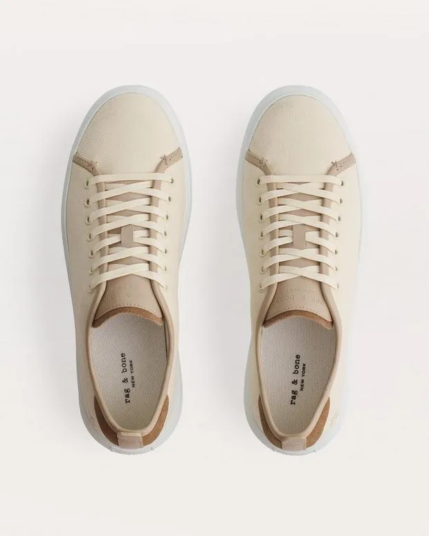 Sweatshirts Perry Canvas Sneakers Ivory Canvas rag and bone Men