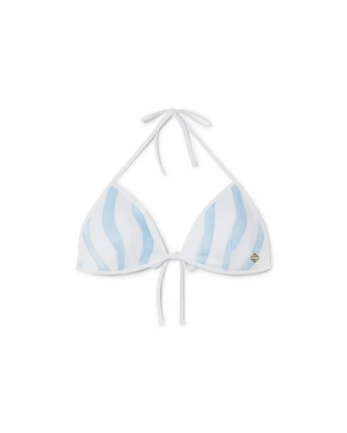 Swimwear Women Casablanca Paris Wave Bikini Top
