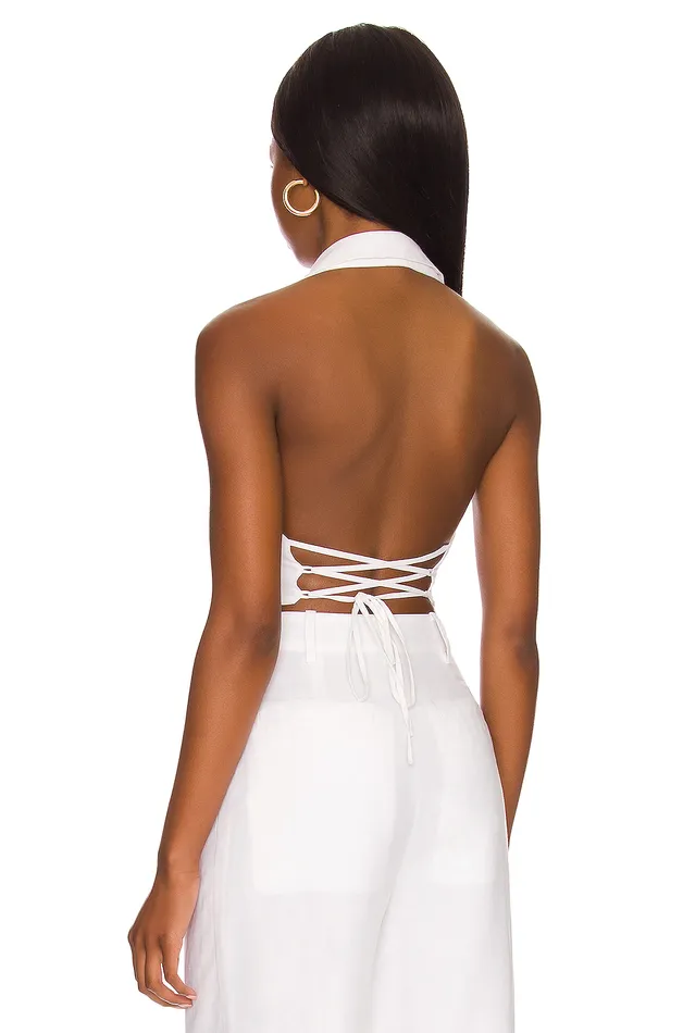 Sydney Vest White Women Lovers and Friends Tops