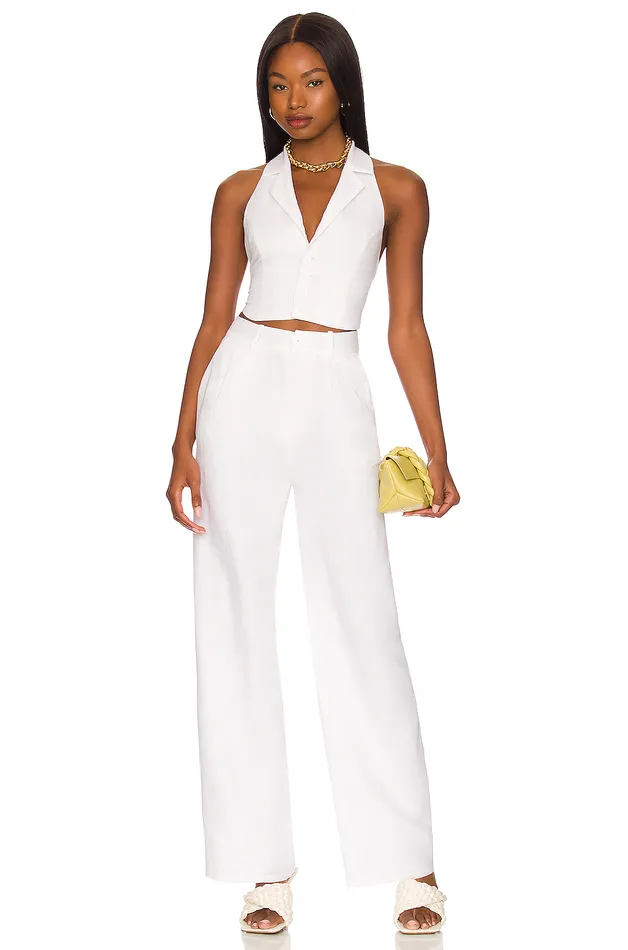 Sydney Vest White Women Lovers and Friends Tops
