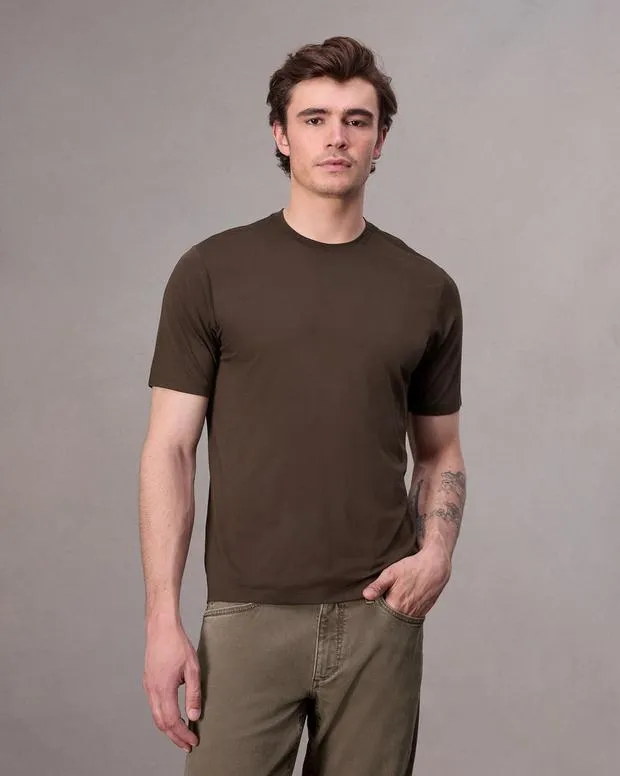 TShirts and Henleys Classic Tech Jersey Tee OmbreSaluteSkyscraperSlate BrownWhite 8211 rag and bone Men