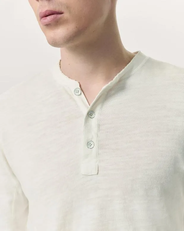 TShirts and Henleys Men Classic Flame Henley White rag and bone