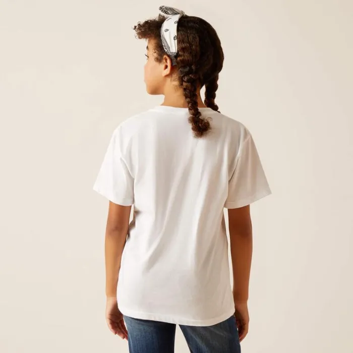 TShirts and Polos Kids Ariat Ariat Let039s Rodeo TShirt White